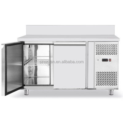 Commercial Fresh Keeping Restaurant 2 Door Under Counter Fridge Refrigerator With Class