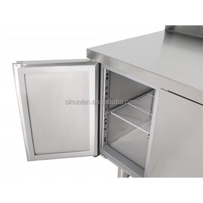 Wholesale Price 2 Door Under Counter Refrigerator Freezer Refrigerator-Undercounter-Regular Fresh Table Chiller