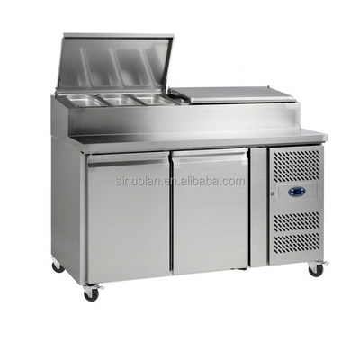 Table Top Salad Bar Pizza Countertop Cold Sandwich Prep Table Top Chiller