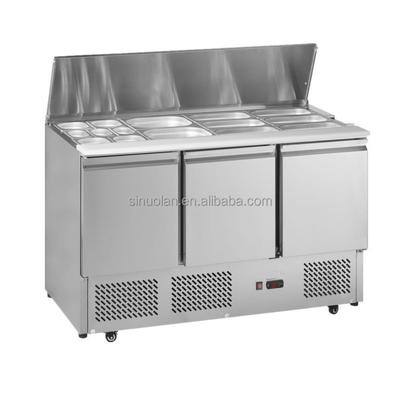 Table Top Salad Bar Pizza Countertop Cold Sandwich Prep Table Top Chiller