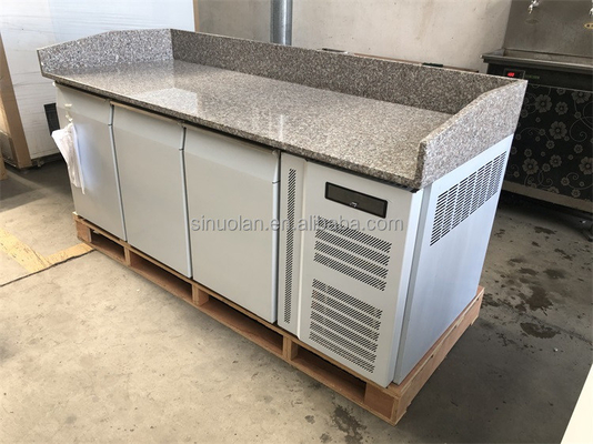Commercial Marble Prep Table Refrigerator Sandwich Prep Table Refrigerated