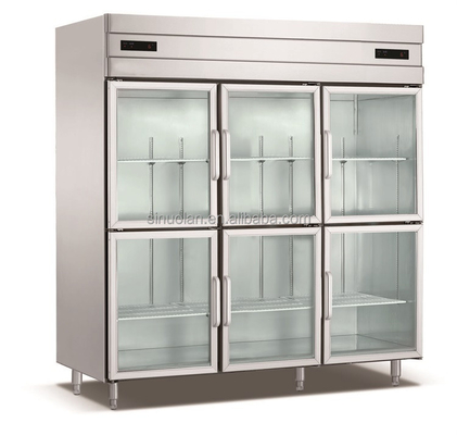 Big Capacity Side By Side Refrigerator Restaurant Upright Cheap Fridge Vertical Industrial Automatic Freezer Refrigerator