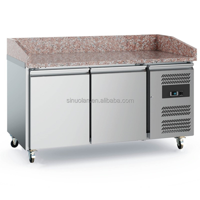 Stainless Steel Pizza Refrigerated Table Bench Buffet Salade Refrigerator Prep Pizza Counter Chiller