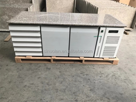 Stainless Steel Pizza Refrigerated Table Bench Buffet Salade Refrigerator Prep Pizza Counter Chiller