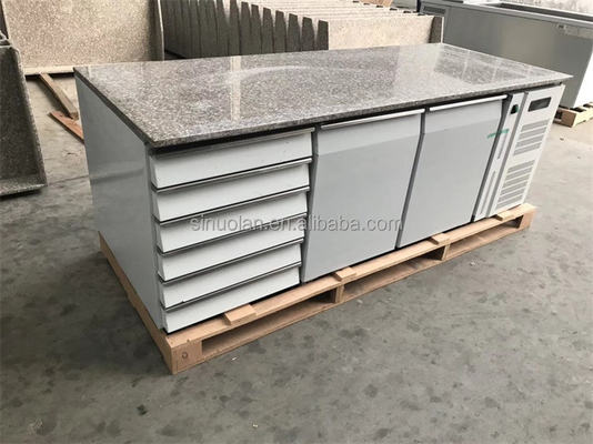 Stainless Steel Pizza Refrigerated Table Bench Buffet Salade Refrigerator Prep Pizza Counter Chiller
