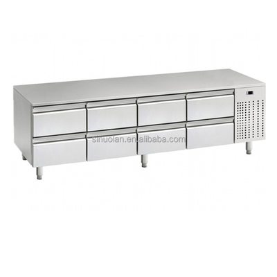 Air Cooling 8 Drawers Under Counter Drawer Chiller Commercial Stainless Steel Refrigerator Under Counter Chiller