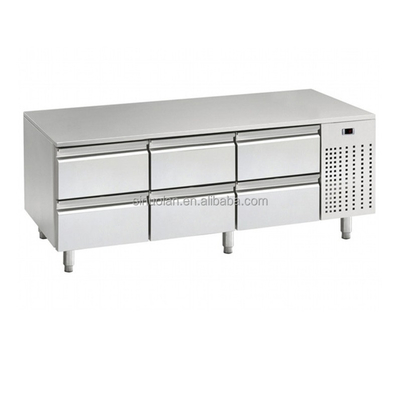 Air Cooling 8 Drawers Under Counter Drawer Chiller Commercial Stainless Steel Refrigerator Under Counter Chiller