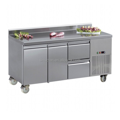 Air Cooling 8 Drawers Under Counter Drawer Chiller Commercial Stainless Steel Refrigerator Under Counter Chiller