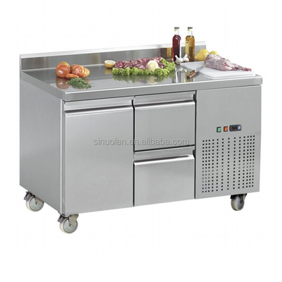 Air Cooling 8 Drawers Under Counter Drawer Chiller Commercial Stainless Steel Refrigerator Under Counter Chiller