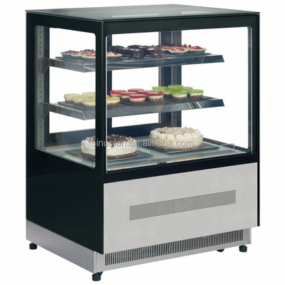 Guangzhou Factory Upright Cake Display Showcase Cake Chiller Pastry Display Cabinet Refrigerated