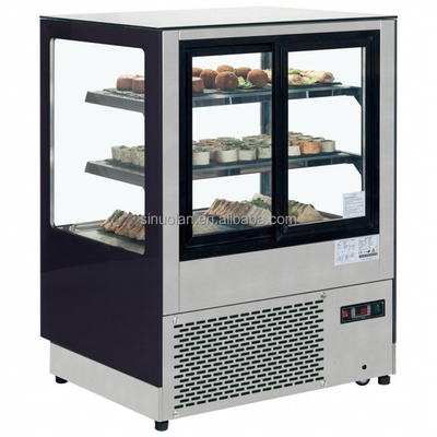 Guangzhou Factory Upright Cake Display Showcase Cake Chiller Pastry Display Cabinet Refrigerated