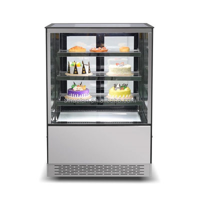 Factory Direct Sales Freezer Refrigerated Bakery Beverage Display Cooler Commercial Glass Cake Display Cabinet Freezer