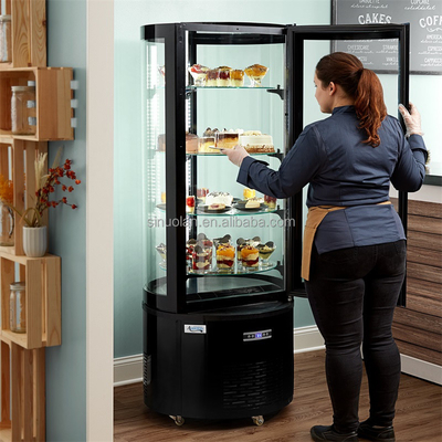 Commercial Upright Cake Display Cooler Bakery Showcase Refrigerator