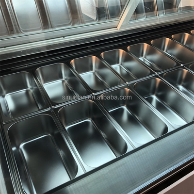 Hot Sell Low Temperature Gelato Ice Cream Display Freezer Popsicle Display Freezer