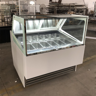 Customized Commercial Ice Cream Display Freezer Fridge