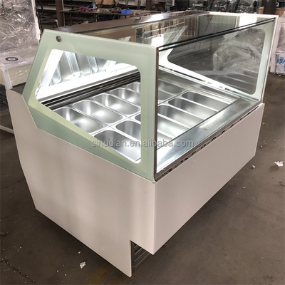 Customized Commercial Ice Cream Display Freezer Fridge