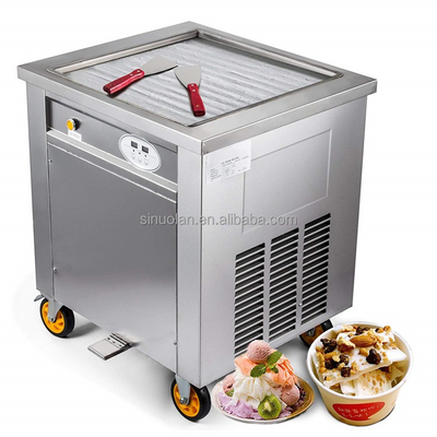Fry Ice Cream Roll Machine Video Snack Machine