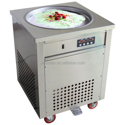 Fry Ice Cream Roll Machine Video Snack Machine