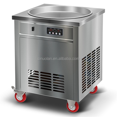 Factory Direct Sale Fry Rolled Ice Cream Machine ce Cream Making Machine